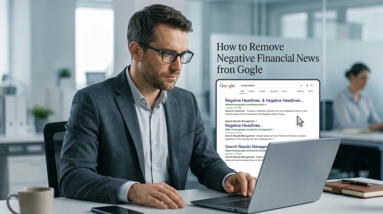 How to Remove Negative Financial News from Google
