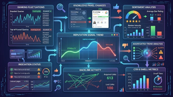 What measurable indicators show that reputation signals are changing