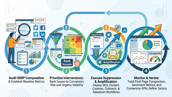 What process ensures SERP control is reliable and sustainable
