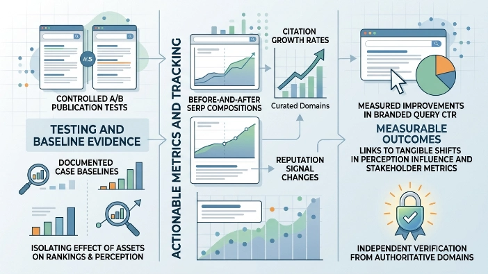 Which evidence demonstrates this service works within search ecosystems