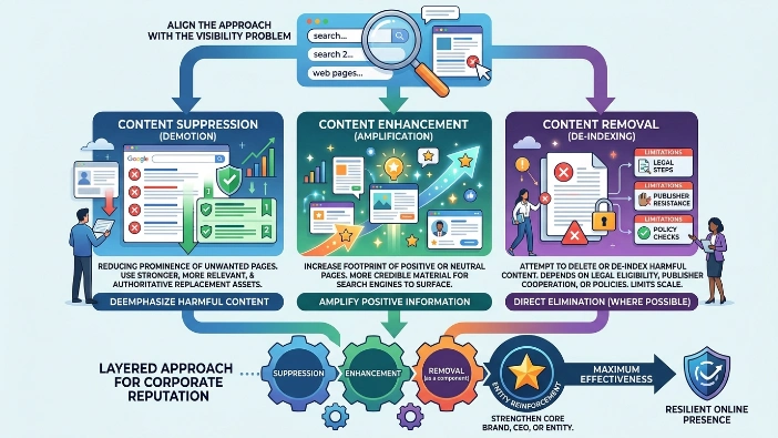 Which reputation management approach works most effectively