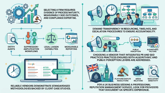 Which vendor qualifications ensure reliable delivery and accountability