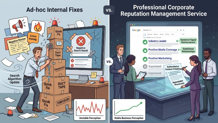 Why choose a professional service rather than an ad-hoc internal fix