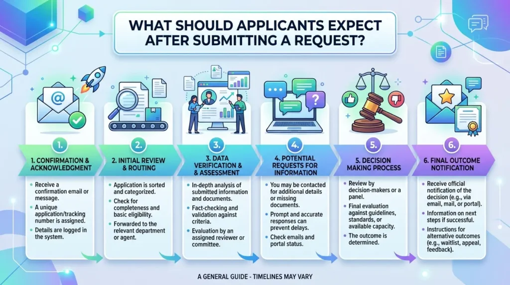 What Should Applicants Expect After Submitting a Request?