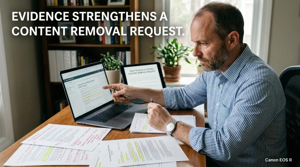 What Evidence Strengthens a Google Content Removal Request Most Effectively?