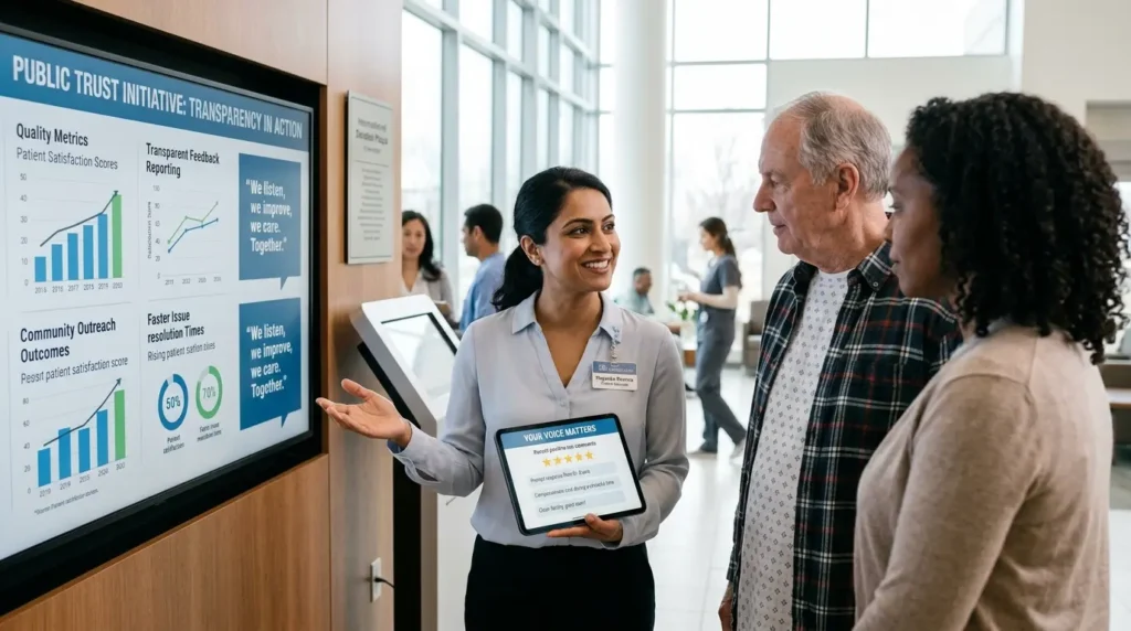 Why does Healthcare Reputation Management strengthen public trust more effectively?