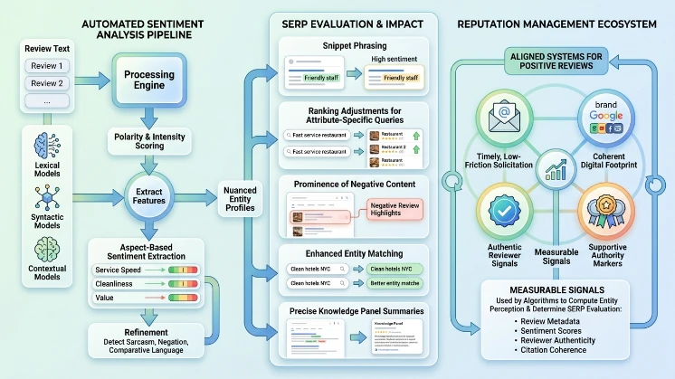 How does sentiment analysis shape the interpretation of reviews