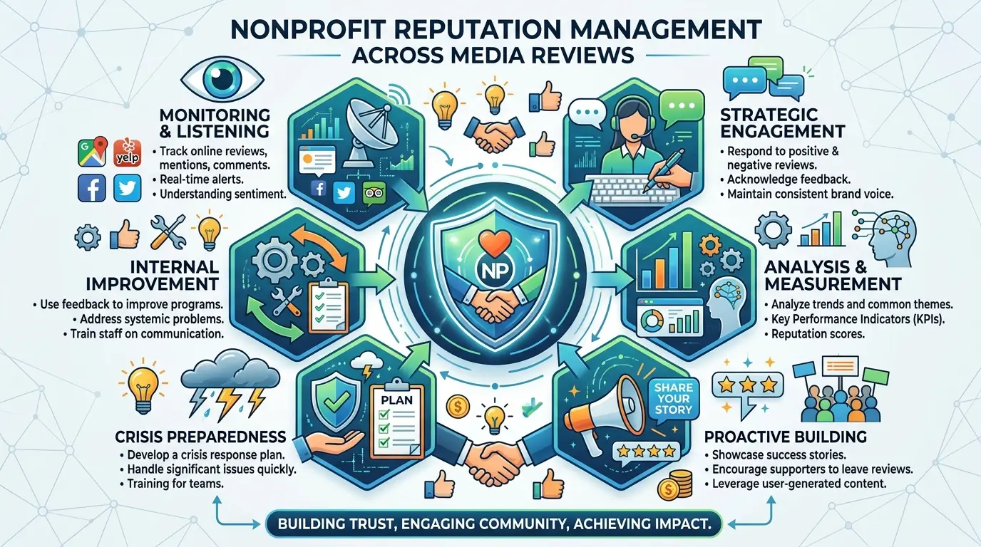 What Nonprofit Reputation Management Involves Across Media Reviews and Search