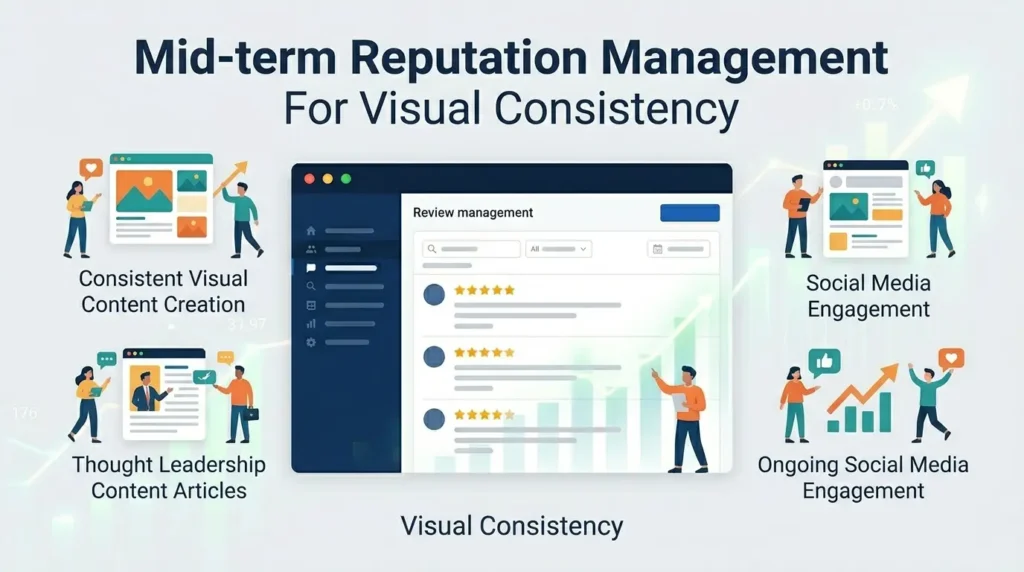 How quickly can a reputation management strategy influence perception and visibility?