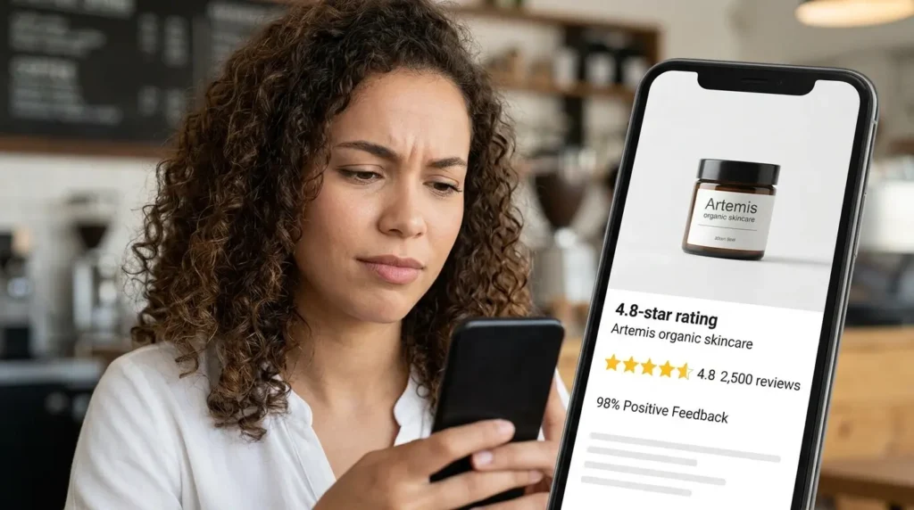 How do reputation signals influence online credibility?