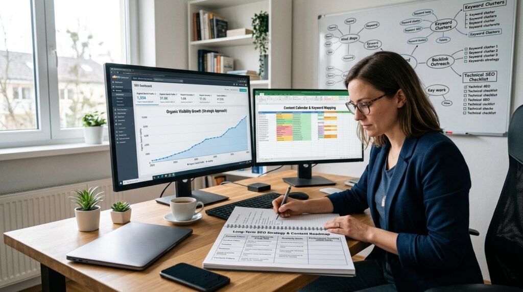Which Strategy Provides Better Long-Term Search Visibility Control?