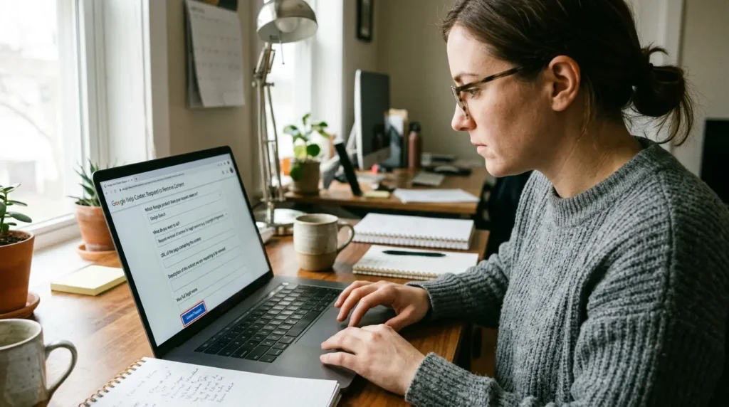 How does Google determine whether content qualifies for removal?