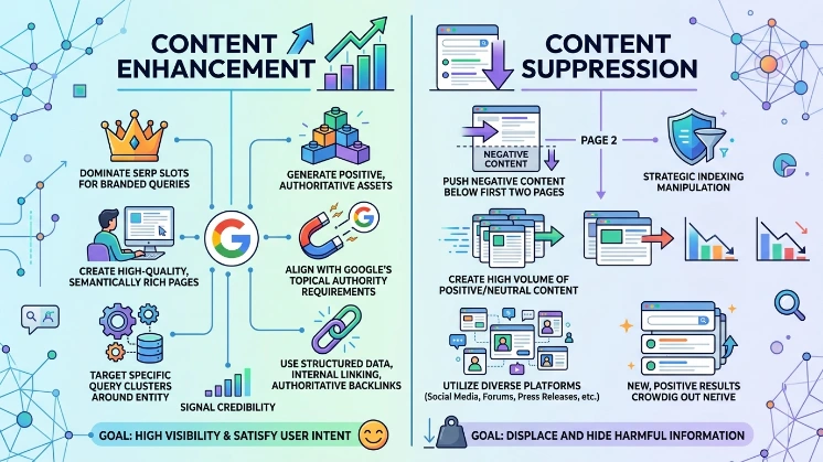 What Are the Core Methods Used in SERM Campaigns and How Do They Compare