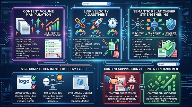 What Mechanisms Influence SERP Composition Through Reputation Management SEO