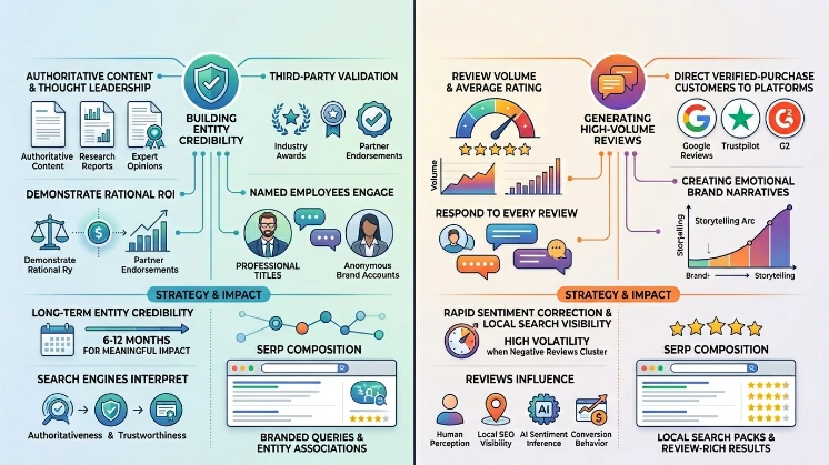 What core mechanisms distinguish B2B from B2C reputation management approaches