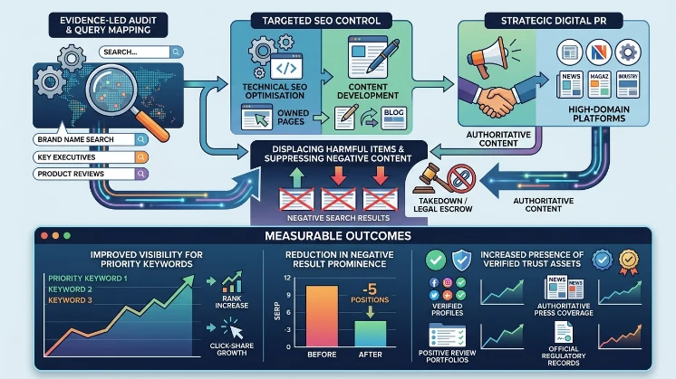 Which reputation management approach delivers measurable results