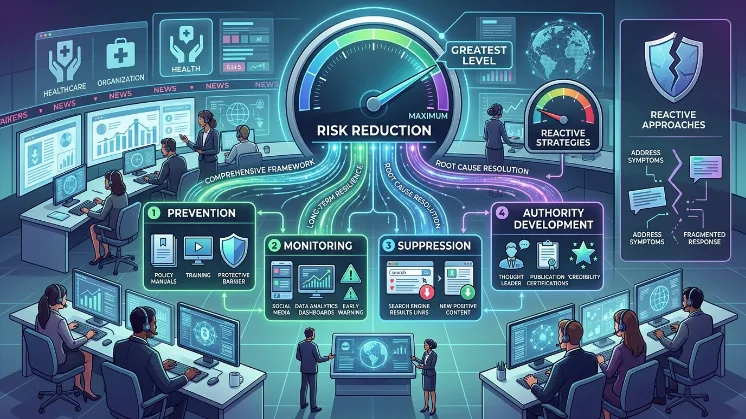Which reputation management service provides the greatest risk reduction