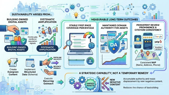 Which reputation outcomes are sustainable long-term