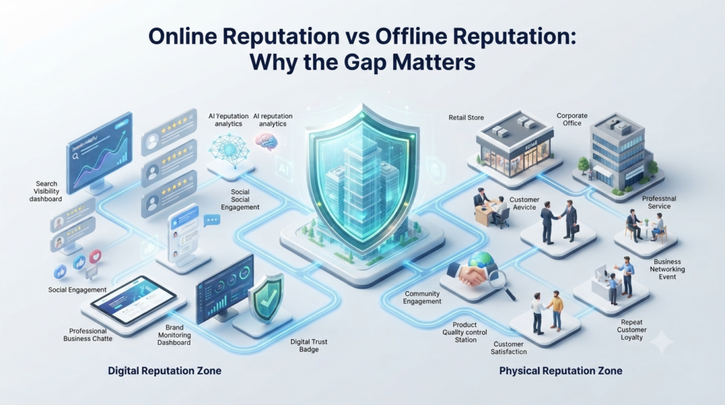 Online Reputation vs Offline Reputation