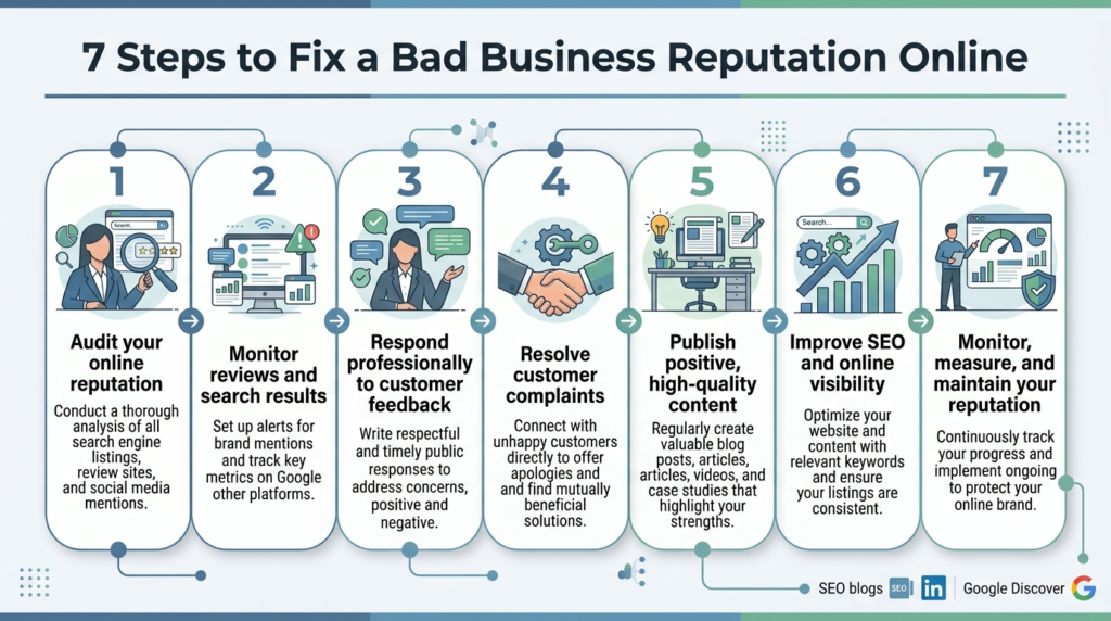 Fix A Bad Business Reputation Online