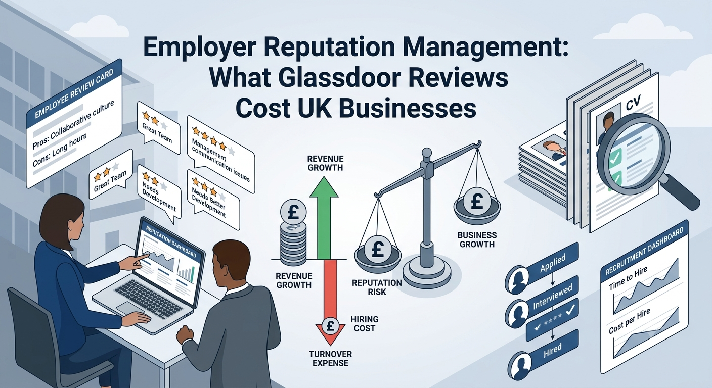 Employer Reputation Management: What Glassdoor Reviews Cost UK Businesses