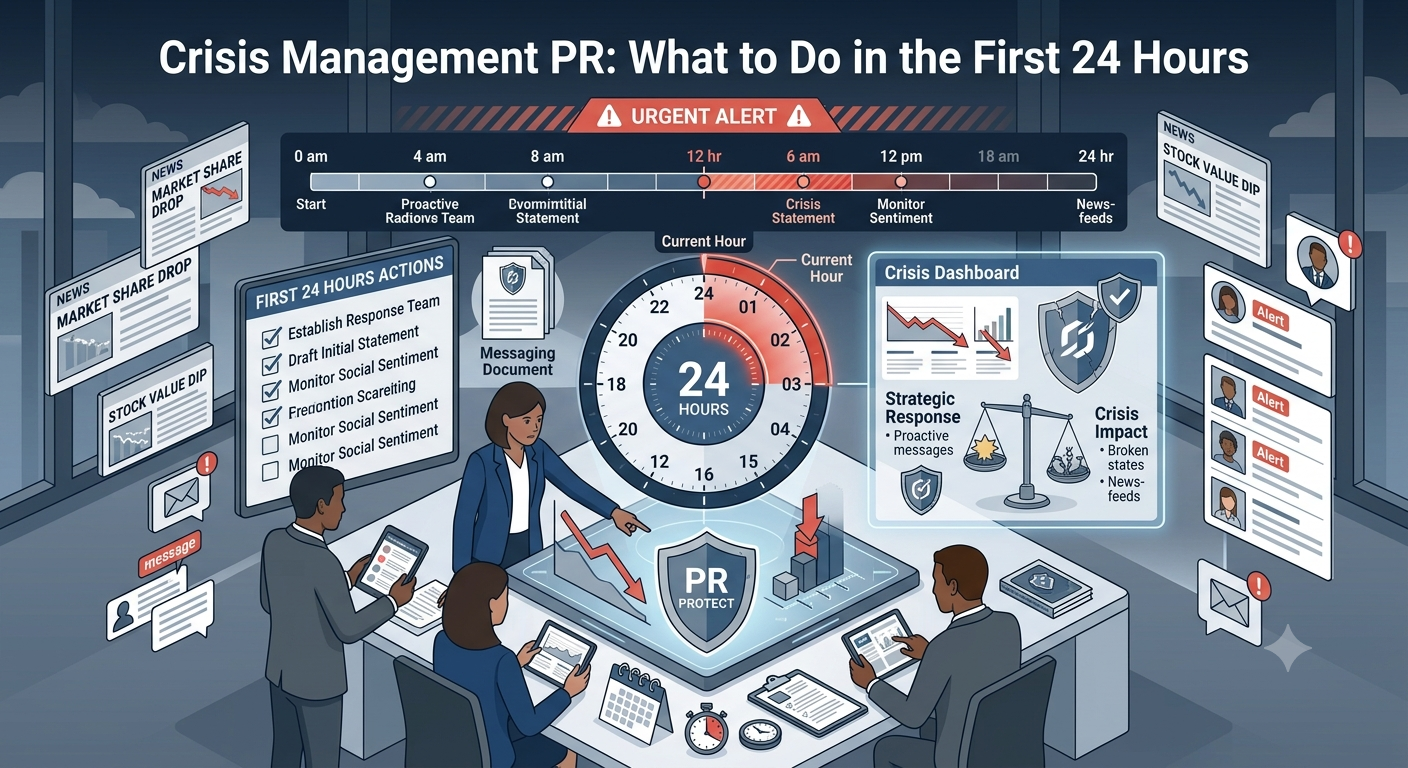 Crisis Management PR: What to Do in the First 24 Hours
