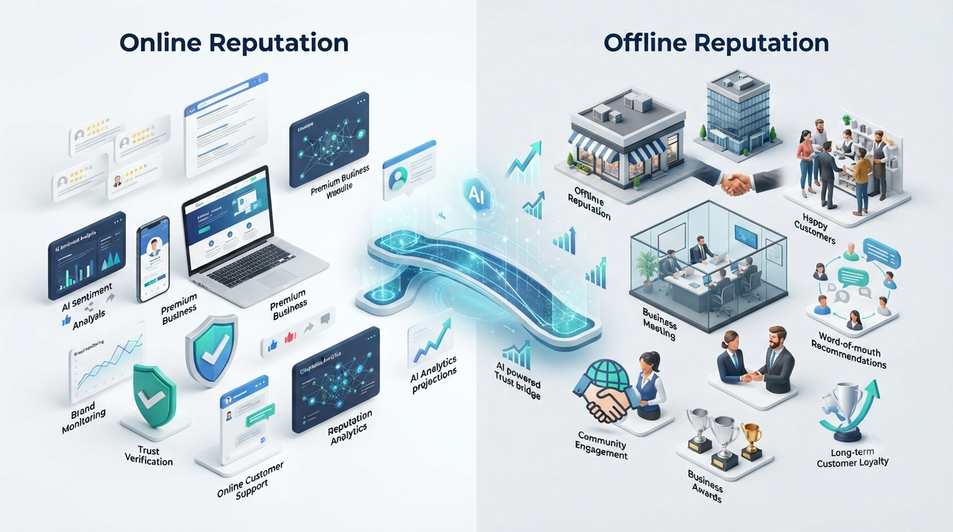 Online Reputation vs Offline Reputation