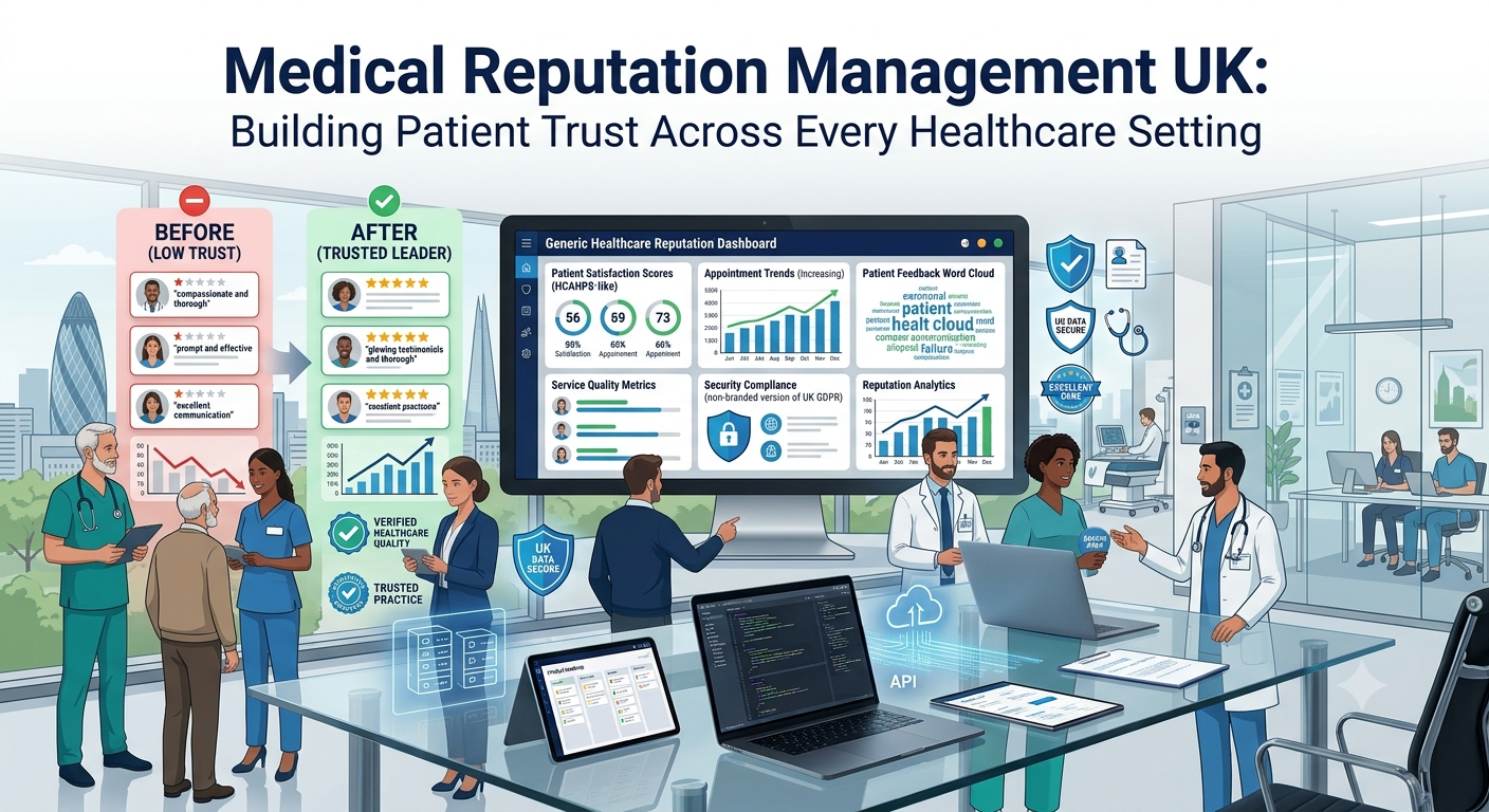 Medical Reputation Management UK: Building Patient Trust Across Every Healthcare Setting